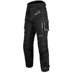 Defy Mens Black Cordura Waterproof Motorcycle Riding Pants CE Armored Vented NWT